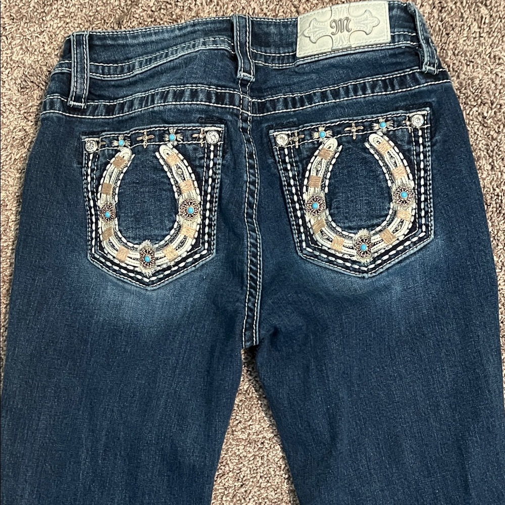 Miss Me Dark Blue Boot Cut Jeans